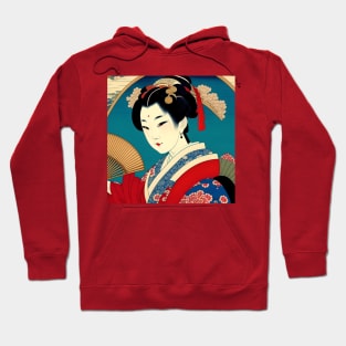 Geisha Study F in Japanese Style Hoodie